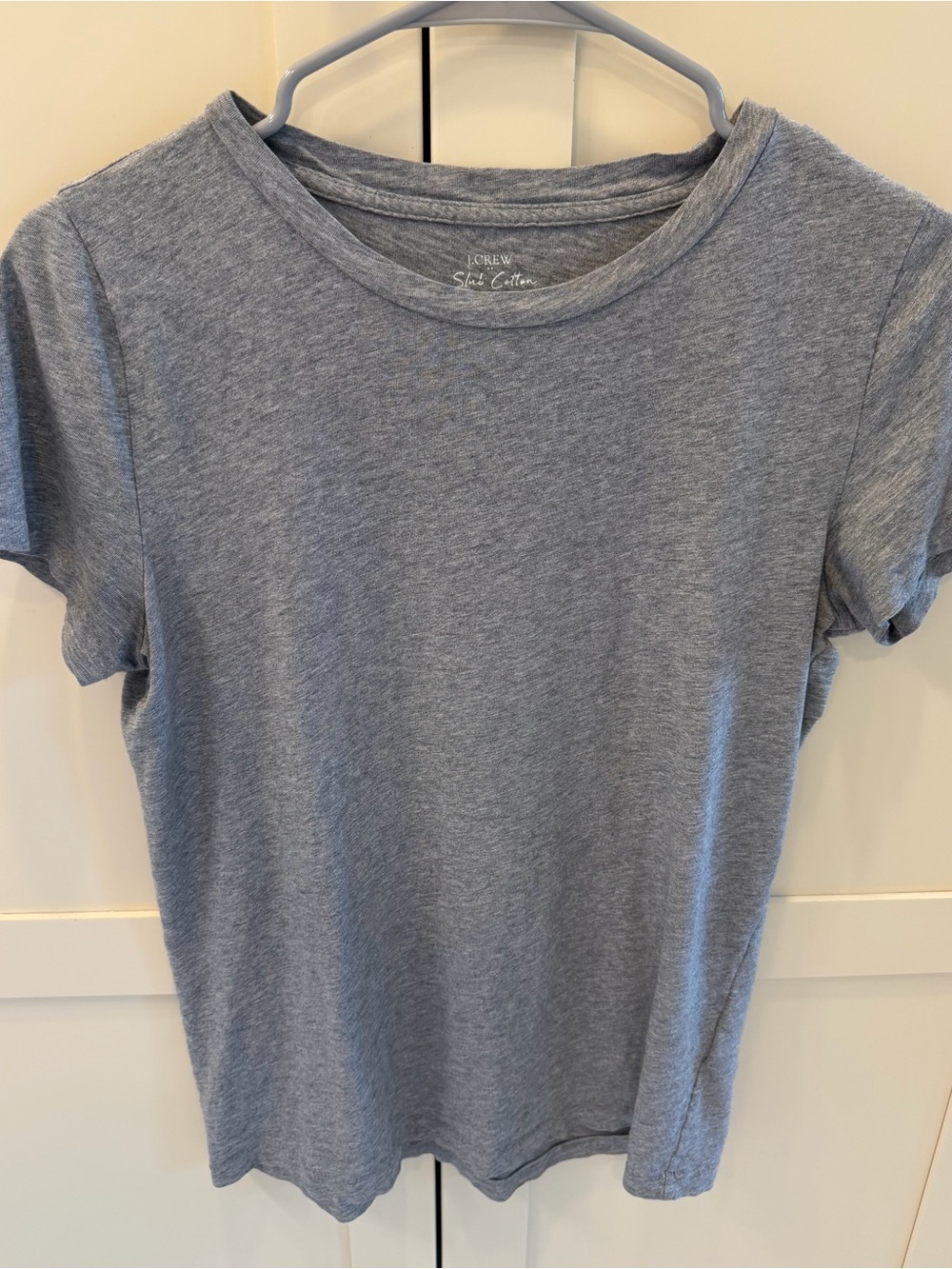 J. Crew Heather Slate Short-Sleeve Crewneck Tee